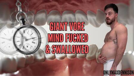 Macrophilia - giant vore mind fucked and swallowed
