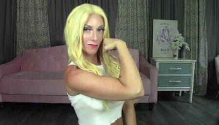 Big Titty Muscle Girl Ball Bust *custom*