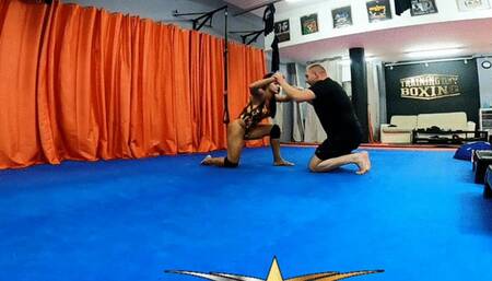 Destroying this boy ( real combat)