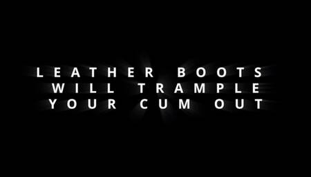 Leather Boots Mesmerize Trampling