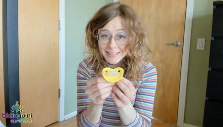 Caught with Your Pacifier || ABDL JOI || GF Encouraging Infantilism