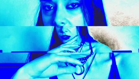 BLUE GOONING BLOWJOB