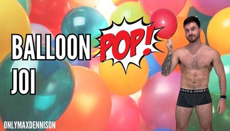 Gay Balloon pop joi - B2P - looner