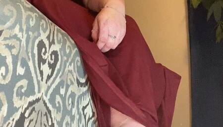 She Dangles and Shakes her Foot While Instructing You to Cum -Part 1 out of 2