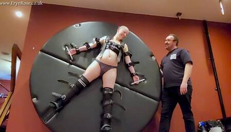 Bondage Wheel Cunt Spanking