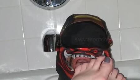 Halloween foot domination terror