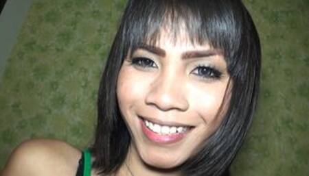 Real amateur Thai ladyboy ass fucked
