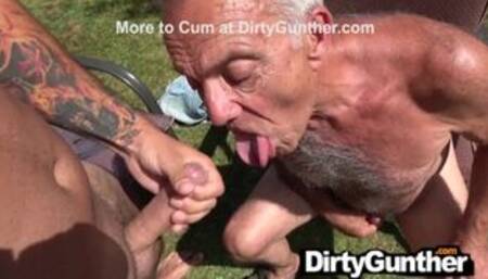 Fresh Cum Makes Perv Gunther Feel Again