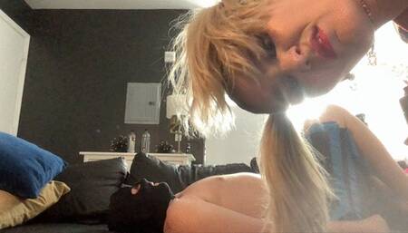 Princess Peaches finds a nice couch