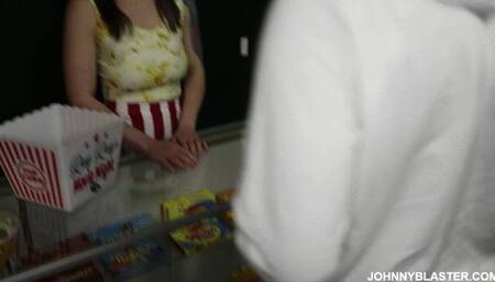 Popcorn Girl Gets Fucked In The Theater