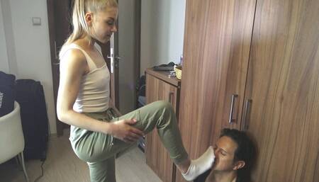 Young Mistress Sock Smelling 57