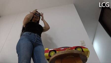 Noisy Sports Car Destroyed By Janet