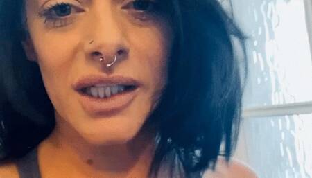 Home from the gym and bound and gagged in a boot