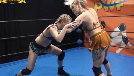 Anasthesia vs Stiletta - Female Pro-Wrestling Fight - RM205 - FullHD