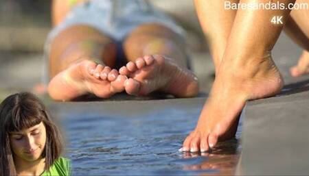 Elda's wet feet and soles tease - Vide update 13320 UHD 4K