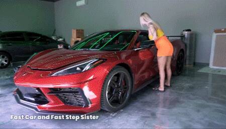 Elana Bunnz - Free Use Mansion Step Sister - Fast Car and Fast Step Sister (HD-1080p)