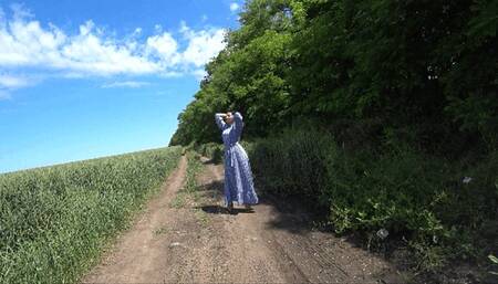 I press on the gas pedal in black sandals Pa