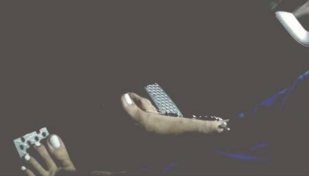 Barefoot With Jewelry Camaro Driving & Flooring with Left Side View