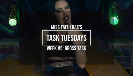 Week 5: A Gross Task for my Filthy Pets (MP4)