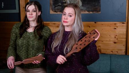 He saw me Naked in the Shower- Scolded by Skylar and Stevie Rose HD 1080P M4v