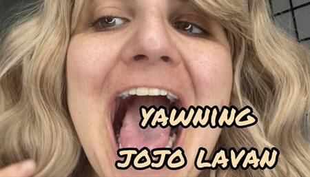 Yawning sooooo tired and exhausted