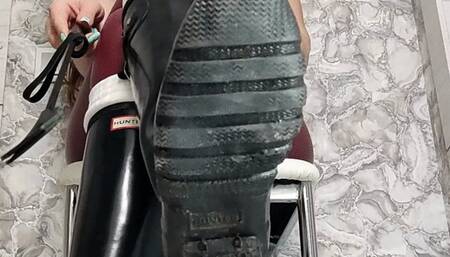 Rubber outside, Sweaty inside