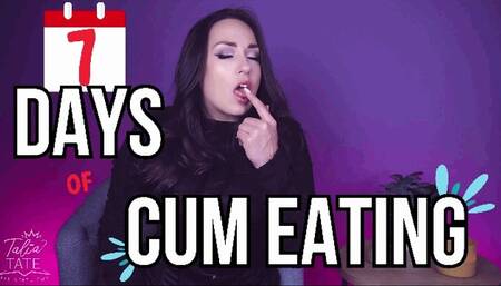 7 Days of Cum Eating