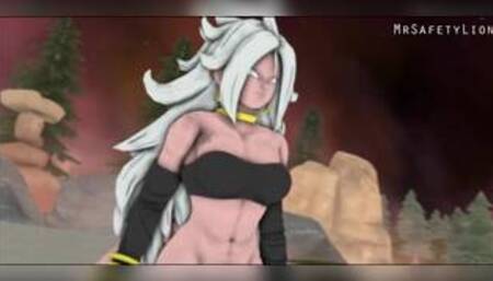 Beerus fucks Android21