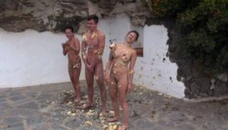 Summer Food Fight turns into Food Fuck