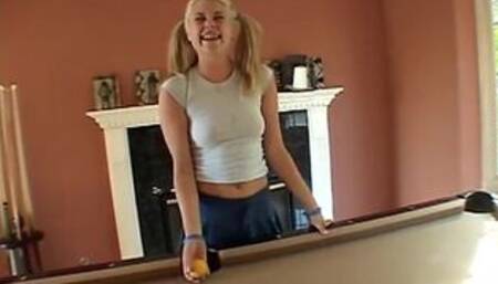 Lesbian little Summer licking