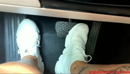 Rush of white sneakers