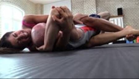 Bianca's Gym Session Wrestling Lessons