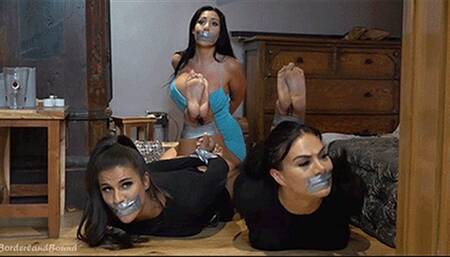 Amber, Scarlett & Mila in: Perils of the GoodNight Twins: Beautiful Secret Agents Captured by an Unseen Enemy - Soon to be Revealed! (HD)