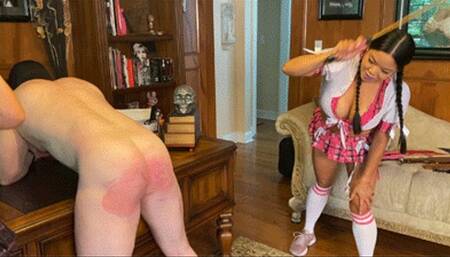 Brat Girls Destroy The Principal's Ass Part 2 (720p)