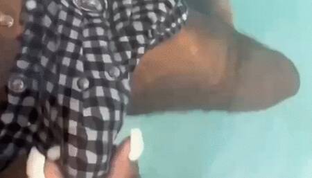 MIAMI ROOFTOP DOUBLE EBONY FOOTJOB BY GODDESSMONAY