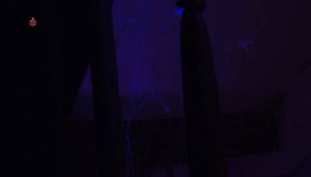 Girl used as a human ashtray