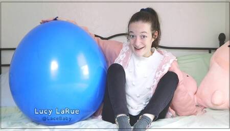 Struggling to Blow Up a Huge Balloon