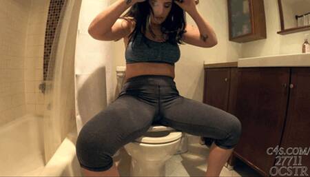 Tilly McReese Wife Soaks her Husband's Laptop - Up Close 4K