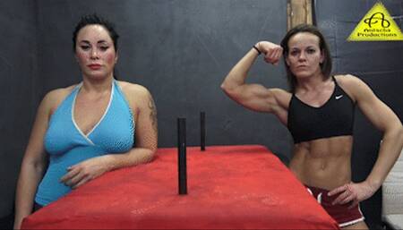 Armwrestling Marina Redstar vs Kim