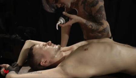 NICKY and TONY sensual whipped cream play (FHD mp4)