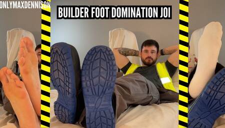 Gay builder foot domination joi