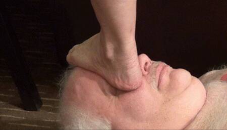 Head Throat and Face Trample 9 - Barefoot - iPad Quality