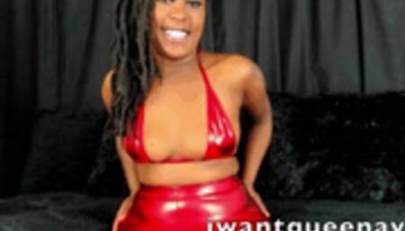 Jerk Off Instructions from a Superior Black Hottie - A JOI featuring: shiny clothing, masturbation encouragement, jerk off instructions, femdom POV, ebony ass fetish, and cum countdow - 1080 MP4