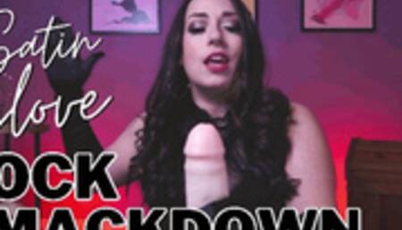 Satin Glove Cock Smackdown