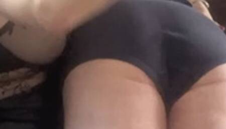 Perched over my knee