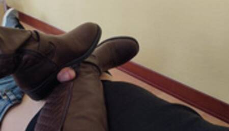 brown boots ankle shoejob