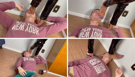 Swallowing the neighbor's feet (MP4-HD 1080p)