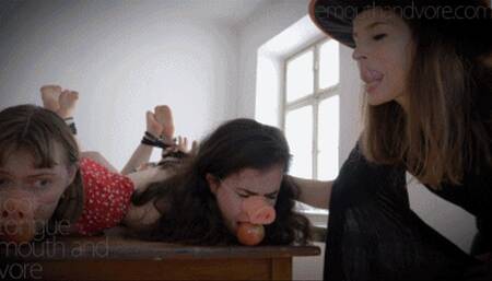 The Witch and the Two Little Piggies