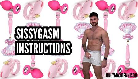 Sissygasm instruction