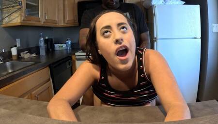 Surprise! Pregnant MILF Returns And Goes Black Dick Crazy!!